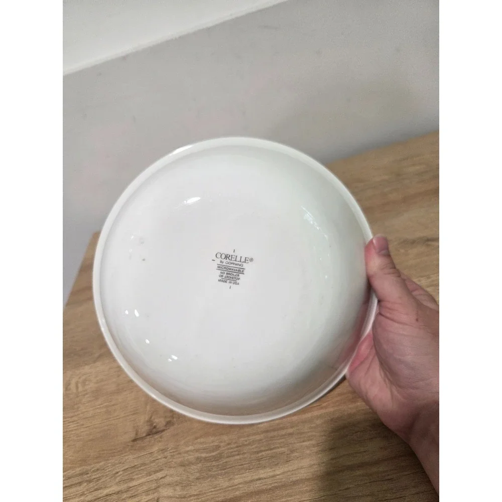 Vintage Corelle Batik/ Winter Frost Set of 2 Vegetable Serving Bowls 8.5''